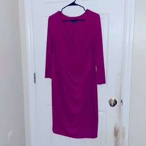 Faux wrap dress